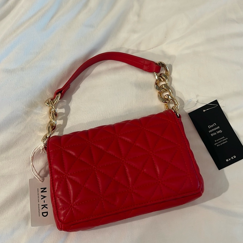 Cherry red mini purse